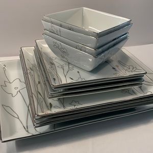 CHATERCLUB Grand Buffet Silhouette Platinum set of four